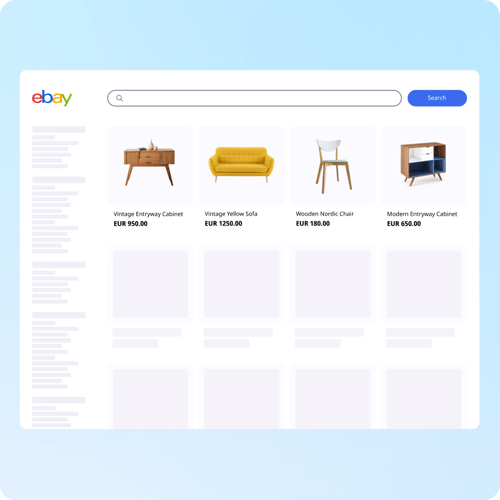 Product ranking on eBay