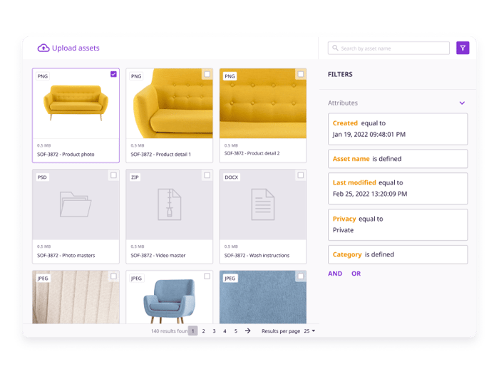 managing asset attributes in DAM software preview