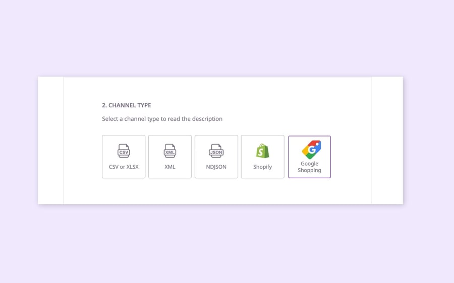 Easily configure your product data feed with Plytix's Google Shopping template.