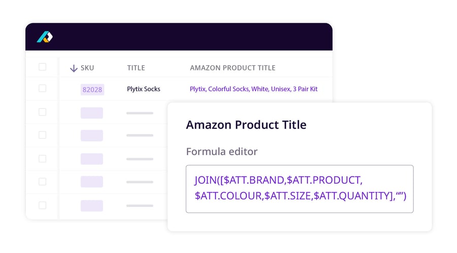 Example of a Plytix computed attribute to create the perfect Amazon product title