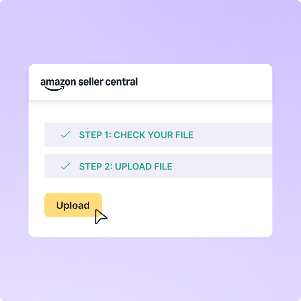 Uploading products to Amazon Seller Central